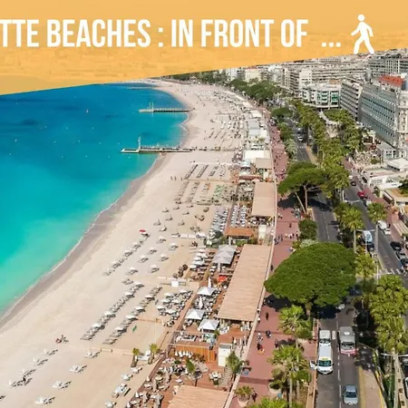 Les Dunes 3 Beds Croisette Beaches Sea View With Parking *