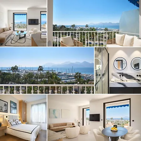 Les Dunes 3 Beds Croisette Beaches Sea View With Parking *