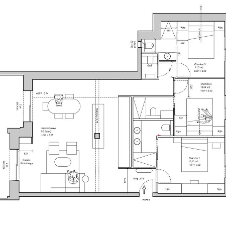 Les Dunes 3 Beds Croisette Beaches Sea View Apartment