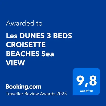 Les Dunes 3 Beds Croisette Beaches Sea View Apartment